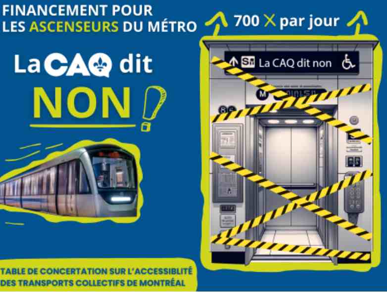Read more about the article Une campagne pour de nouveaux ascenseurs dans le métro